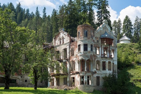 Ruins of San Candido Wildbad Innchen