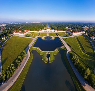 Castle Nymphenburg with castle park