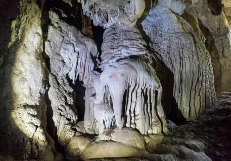 Stalagmite in the shape of an elephant