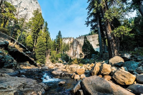 Merced River with Nevada Fall