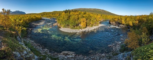 River bend in Abiskojokk