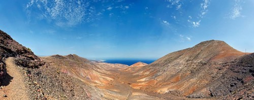 Barranco la Huguera overlooking Playa Quemada