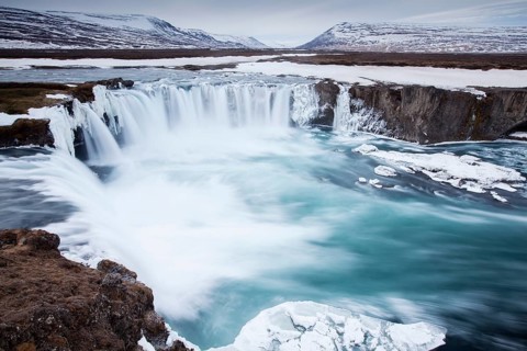 Godafoss in winter