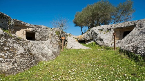 Rock cut tombs Domus de Janas