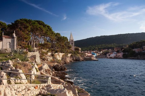 View of Veli Losing harbour