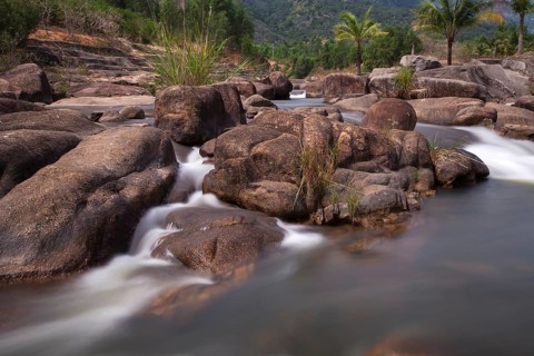 Small waterfall in Yersin National Park