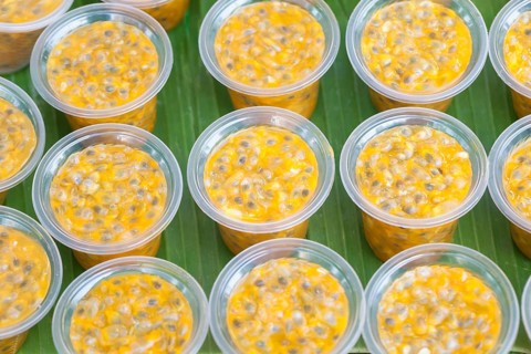 Passion fruit juice for sale at the Night market or Night bazaar