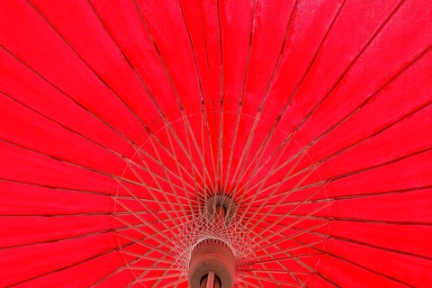 Thai paper umbrella
