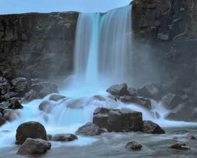 Oxararfoss Waterfall