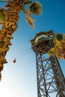 Torre Sant Sebastia of Port Vell Aerial Tramway