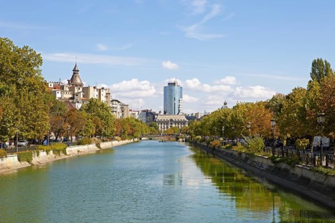 BCR Tower at Dambovita River
