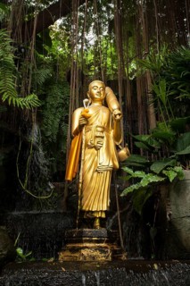 Buddha statue at Wat Saket Ratcha Wora Maha Wihan
