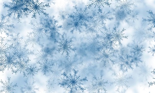 Blue ice crystals
