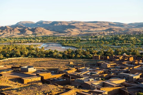 Oasis in Dades Valley