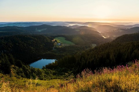 View east towards Feldsee from Feldberg