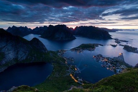 View from Reinebringen