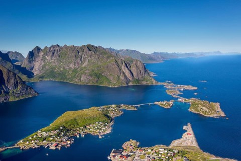 View from Reinebringen