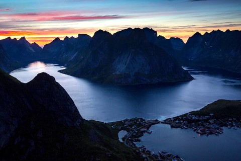 View from Reinebringen
