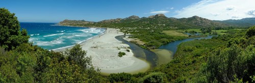 Plage d'Ostriconi beach by the Ostriconi