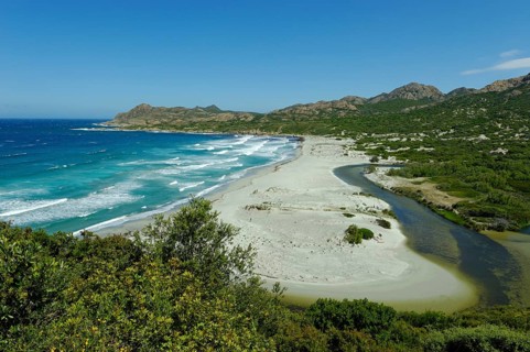 Plage d'Ostriconi beach by the Ostriconi