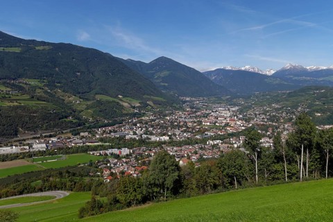 View of Brixen in the Eisack Valley