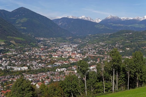 View of Brixen in the Eisack Valley