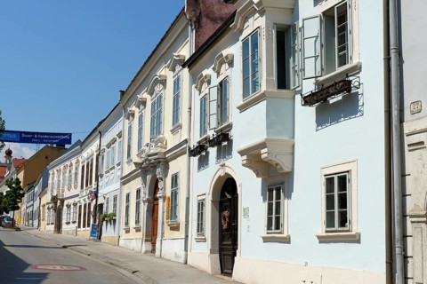 Street with Haydn House in Joseph Haydn Alley