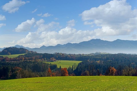 View from Parnsberg to Kampenwand