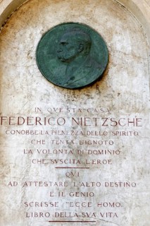 Memorial for the philosopher Friedrich Nietzsche