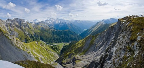 Mountain landscape in fall