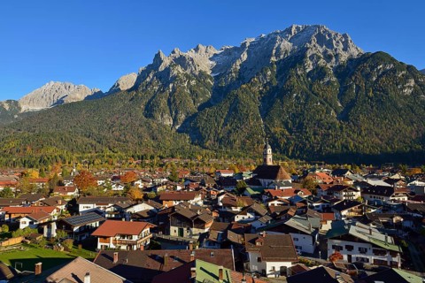 View over Mittenwald