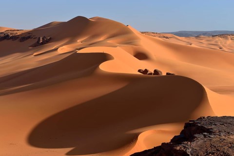 Sanddunes at Ouan Zaouatan
