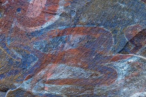 Rock painting in a ceremonial cave