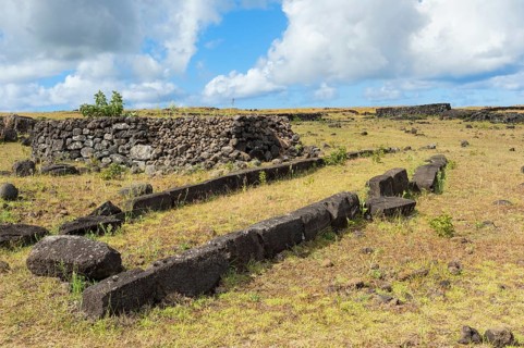 Foundations of elliptical houses