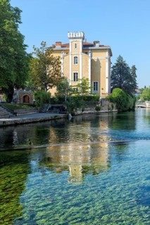 Town of L'Isle-sur-la-Sorgue on the Sorgue river