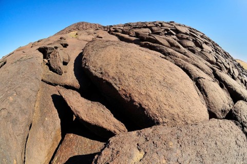 Weathered surface of the Aicha monolith