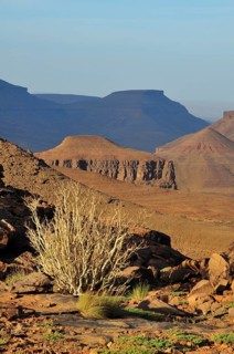 Mountain scenery at Amogjar pass