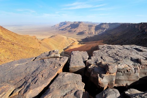 Mountain scenery at Amogjar pass