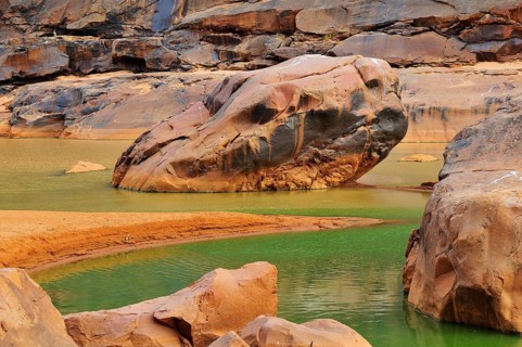 River valley with year-round water supplies