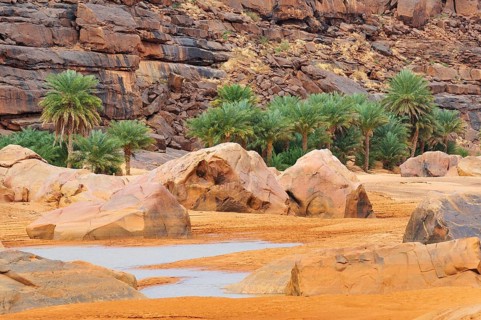 River valley with year-round water supplies