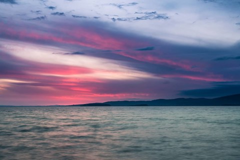 Sunset at Lago Trasimeno