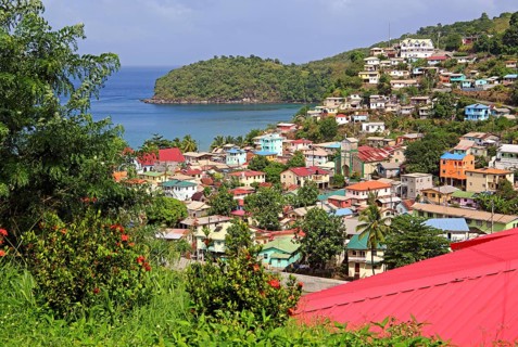 Local overview of the fishing village Canaries