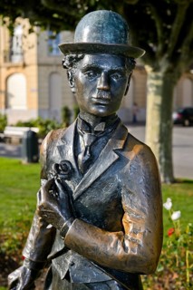 Charlie Chaplin sculpture