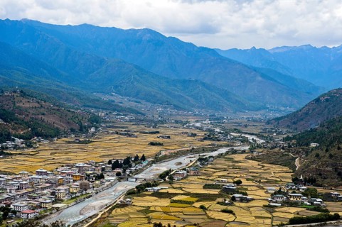 Landscape with settlements