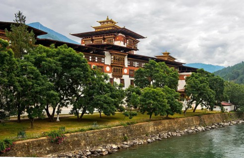 Punakha Dzong monastery fortress