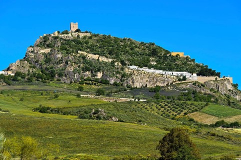 Hill with the keep of a Moorish castle