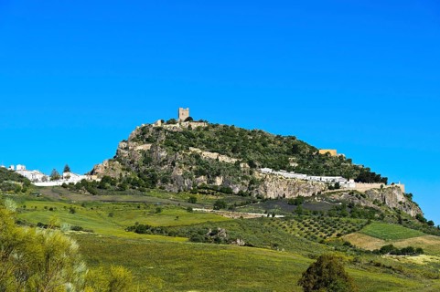 Hill with the keep of a Moorish castle