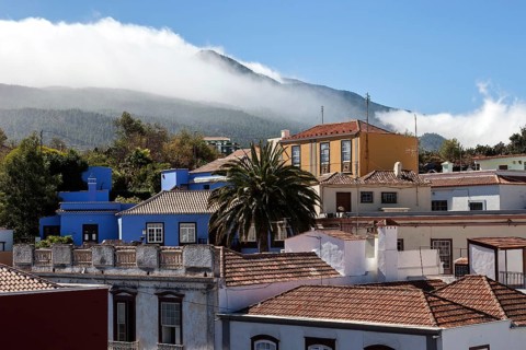 View over the rooftops of the historic centre of El Paso