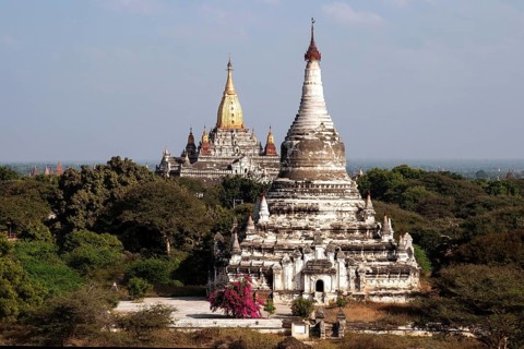 View of pagodas