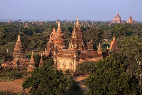View of pagodas